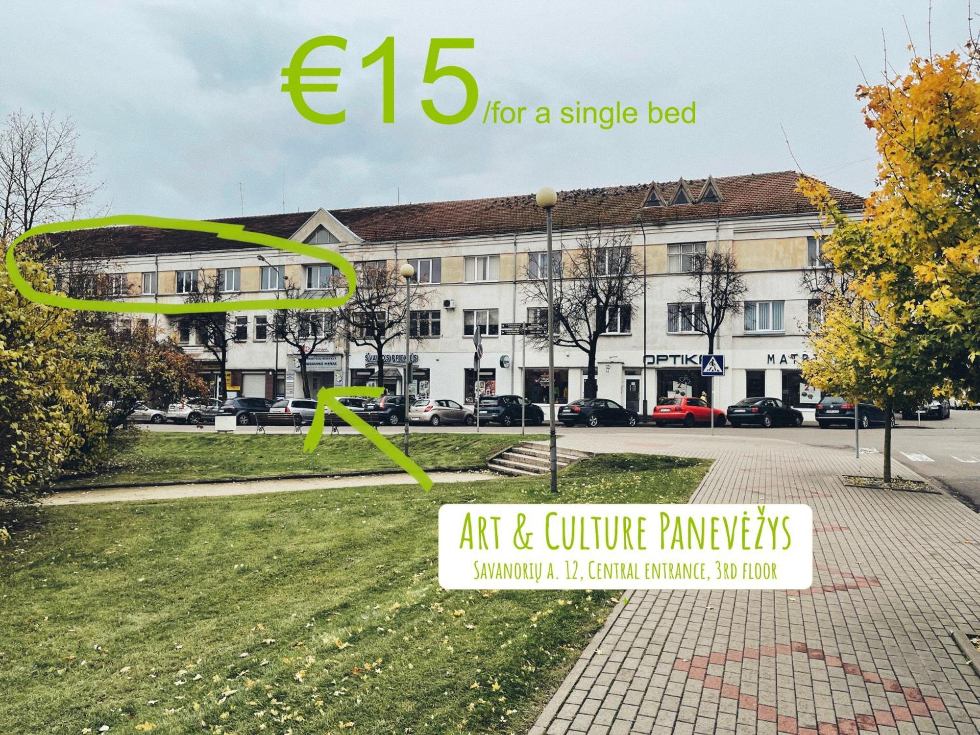 Art & Culture Panevezys Vandrehjem Eksteriør billede